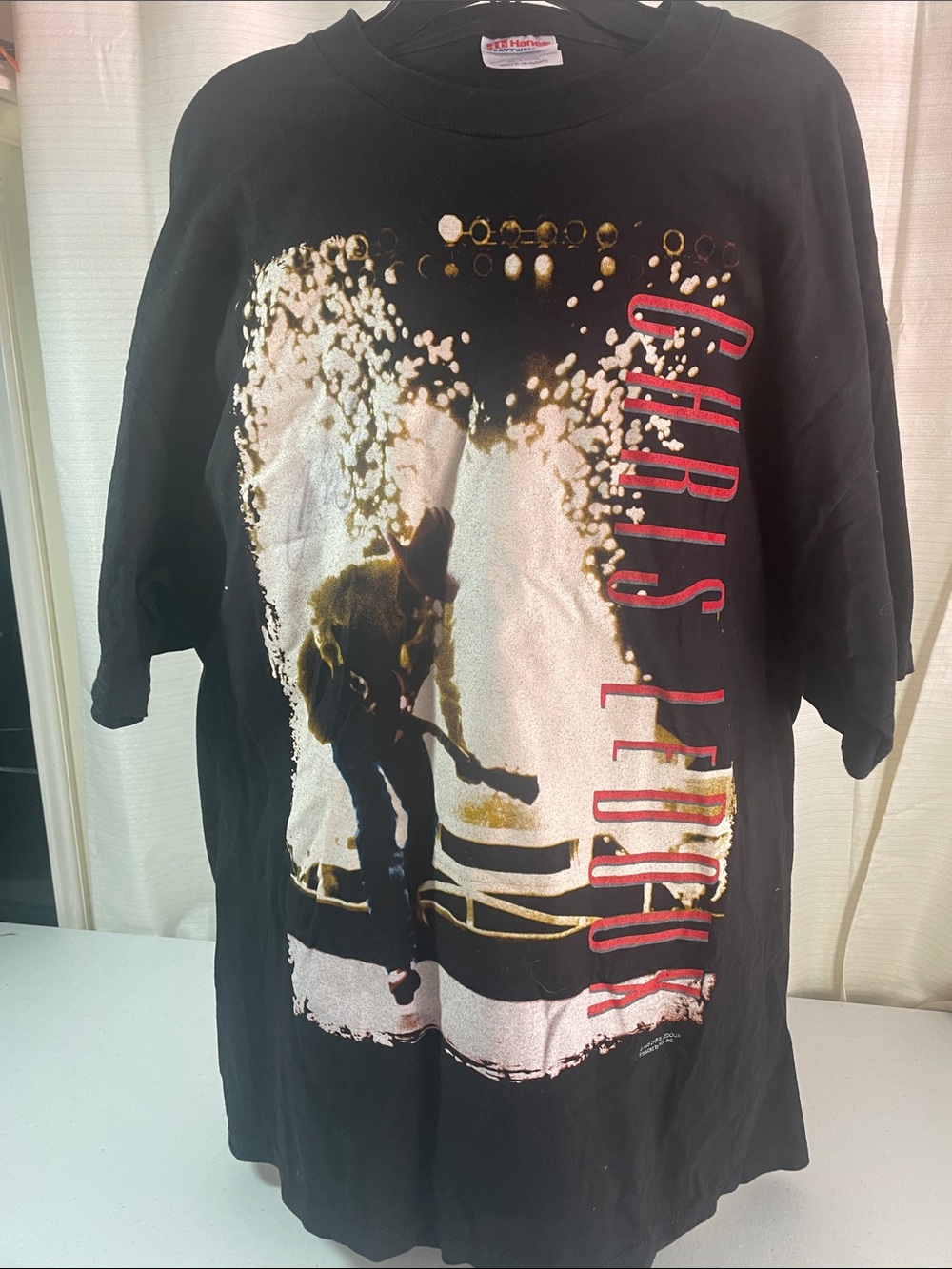 Chris LeDoux Black Graphic Short Sleeve Tee